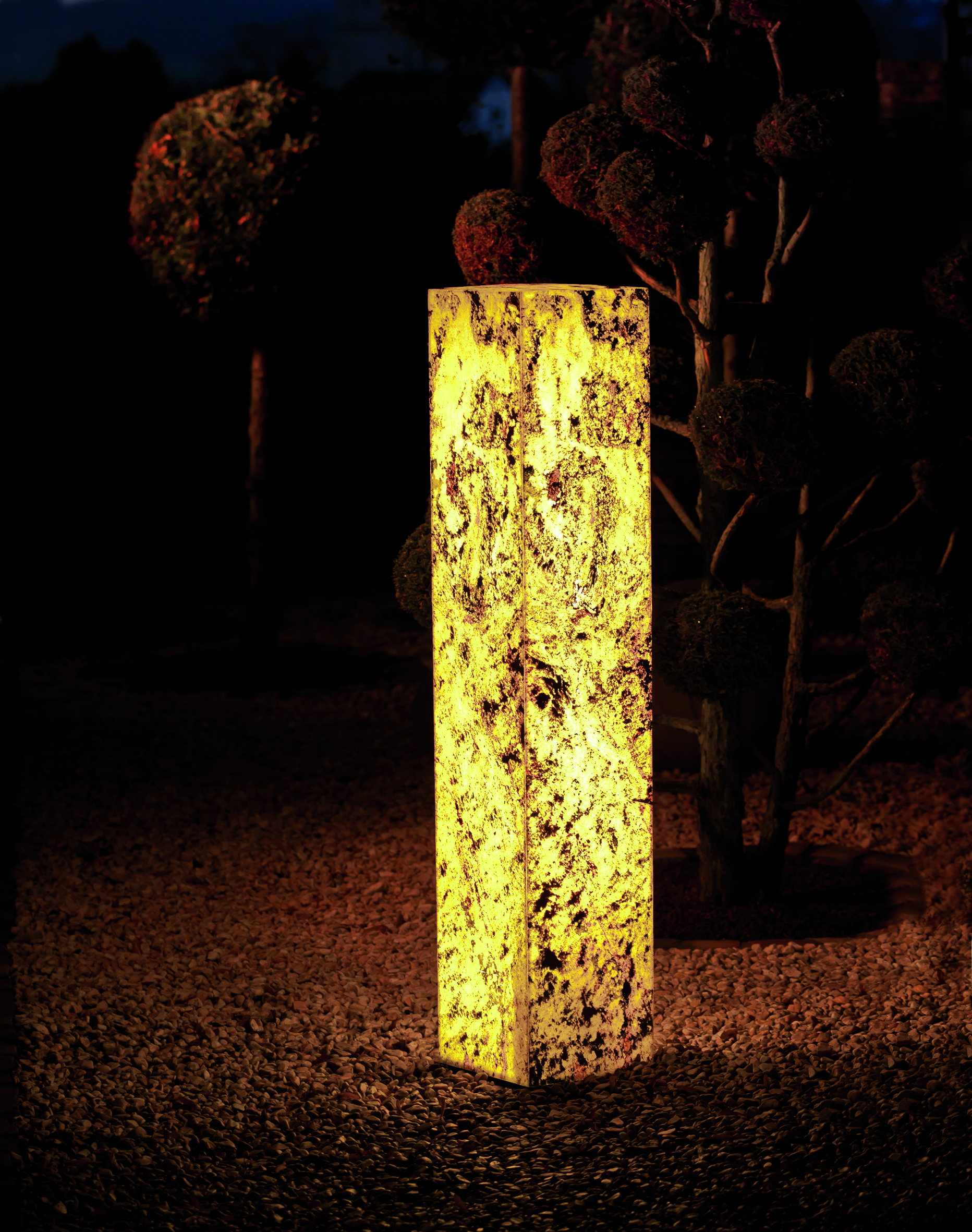 15715 Lichtsäule Eifel im Herbst 100 cm Höhe der Firma EPSTEIN Design Leuchten